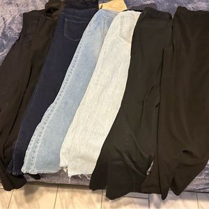 Maternity jeans and slacks